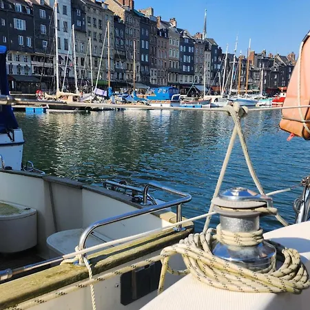 Floating House With Terrace In * Honfleur